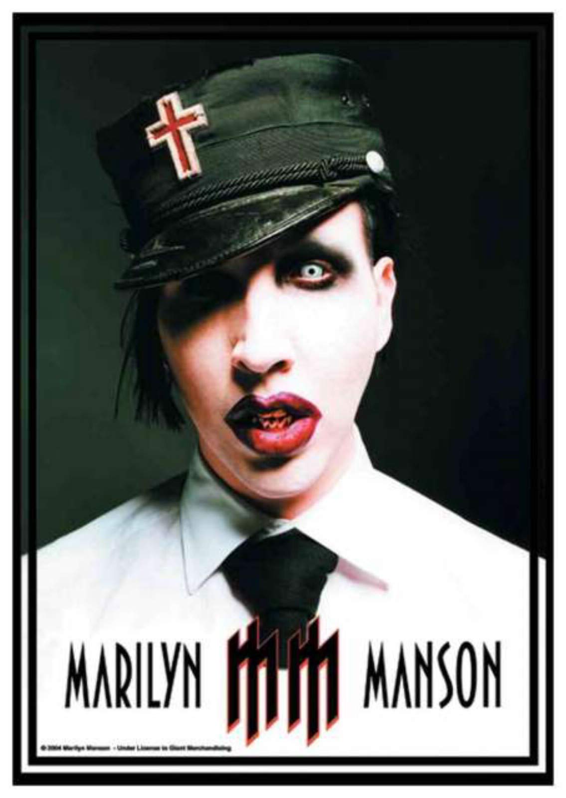 MARILYN MANSON ポスター Poster Flag - Marilyn Manson | 627 : Amazon.co.uk: Home