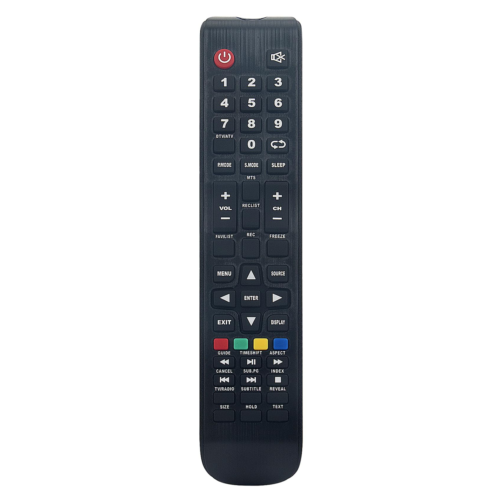 AULCMEET Telecomando Sostituzione per OCEANIC MILCCKRIF DIGIQUEST DGQ32DLHR DGQ40FHD MITV-81WL02 LE-32Z4 OCEALED39B6 OCEALED32FM20B6 OCEALED40FM20B6 OCEALED4019B6 OCEALED40420B6