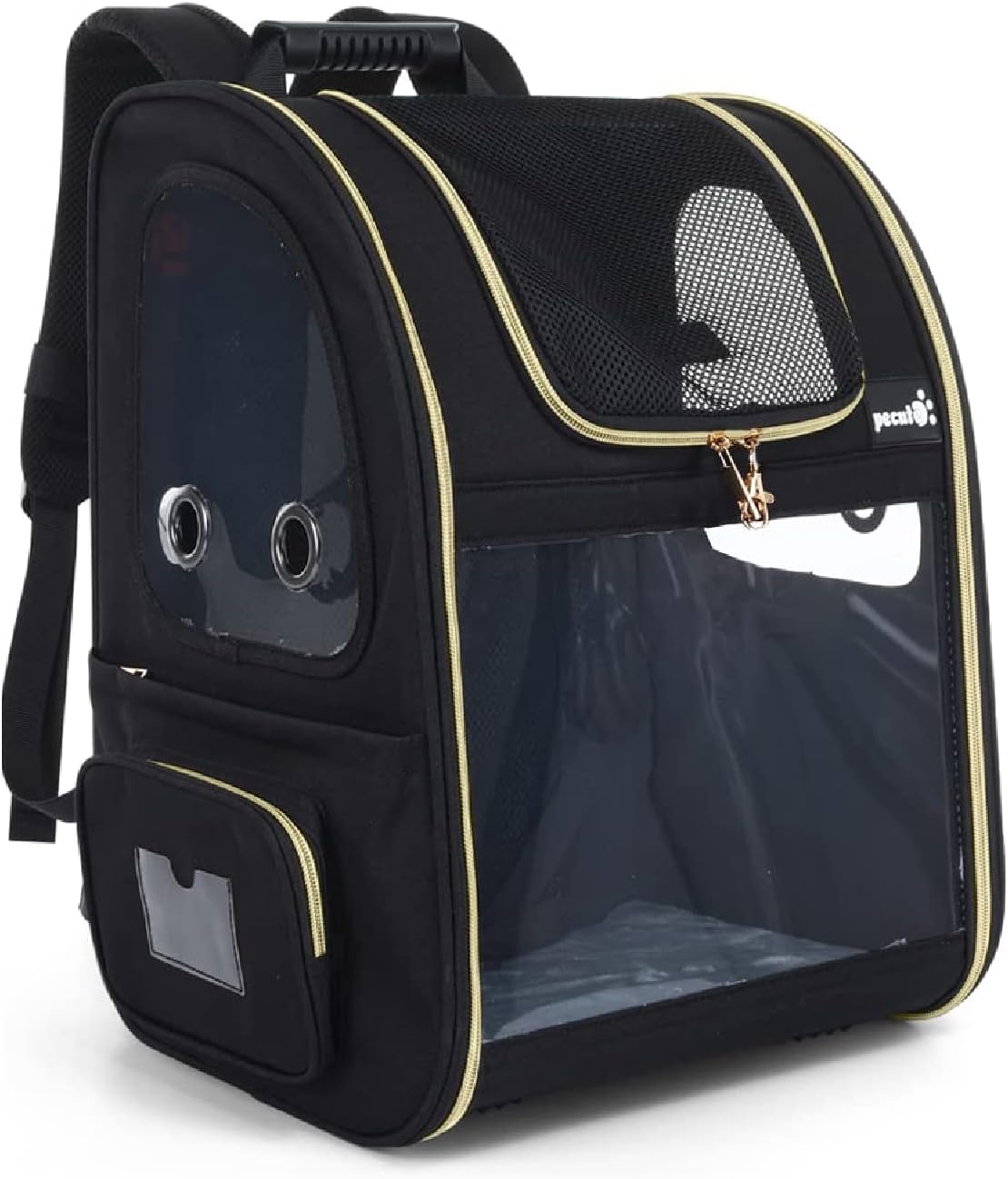 pecute Cat Carrier Dog Backpack, Portable Breathable Rucksack with Top