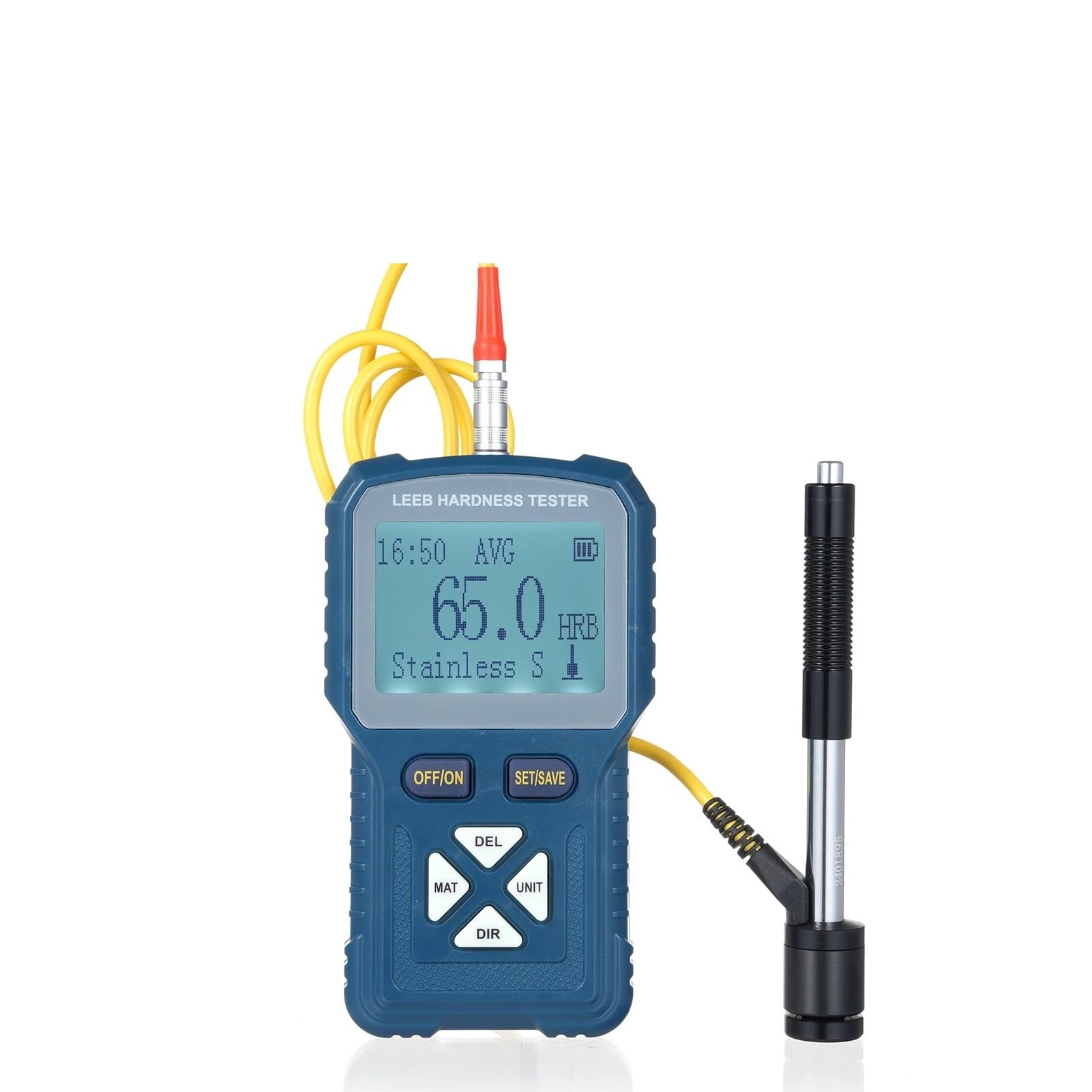 Hardness Tester Leeb Hardness Tester Metals Test Kit Portable Digital Durometer 360° HLD HB HV HS HRA HRB HRC Testing D