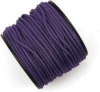 Vista 17 de Cuerda de nailon trenzada sólida de 1/8 pulgadas (3mm) de 164 pies, 5 hebras, paracord, cuerda delgada para manualidades, multiusos, resistente a