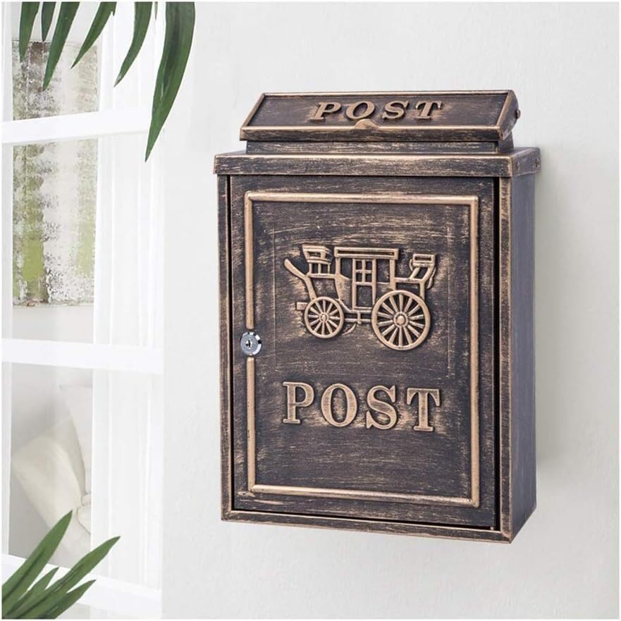 Boîte aux lettres murale de style européen pour résidence et villa
