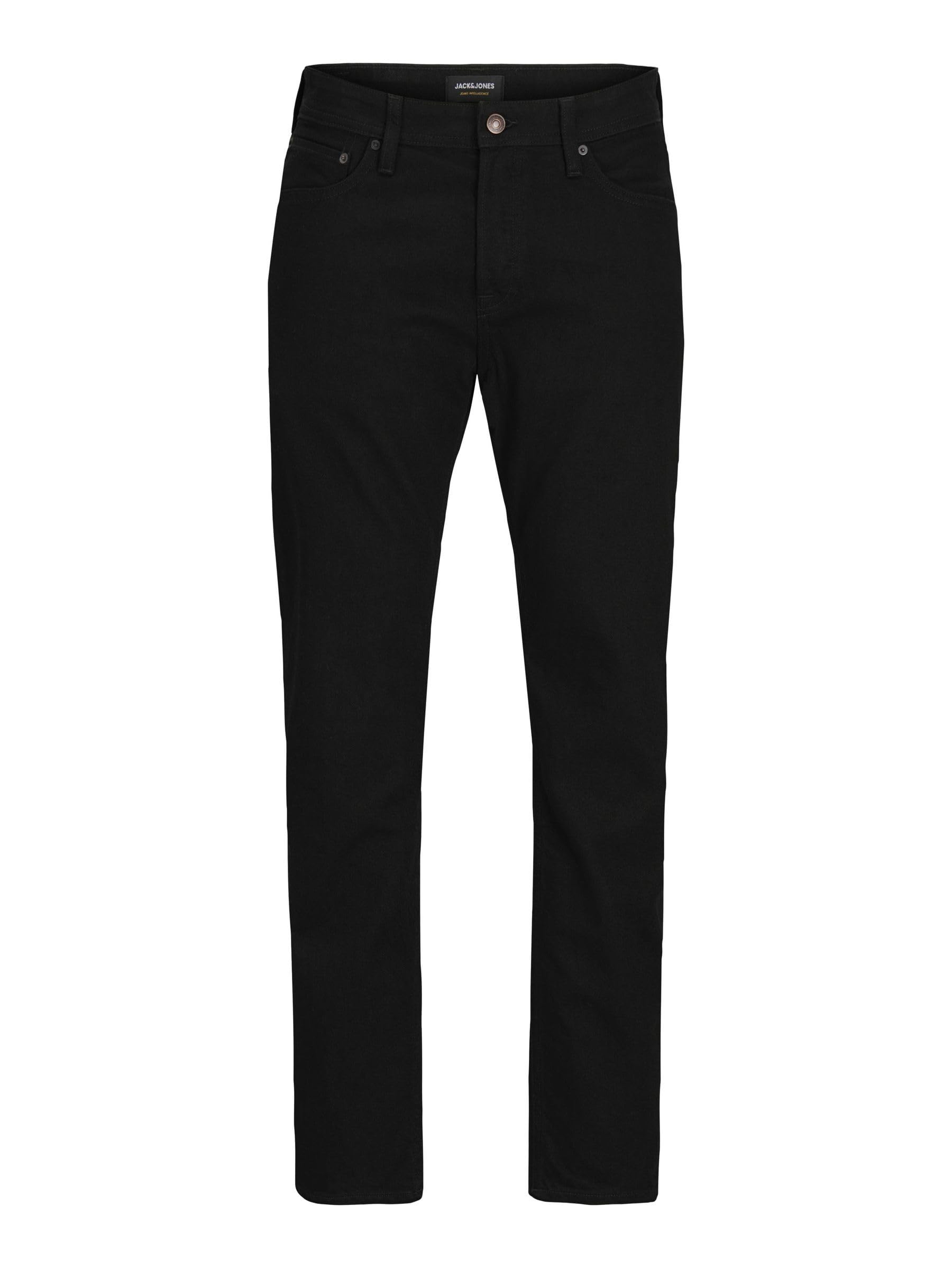 Jack & Jones Jeans Da Uomo, Denim Nero, 33W X 34L-image