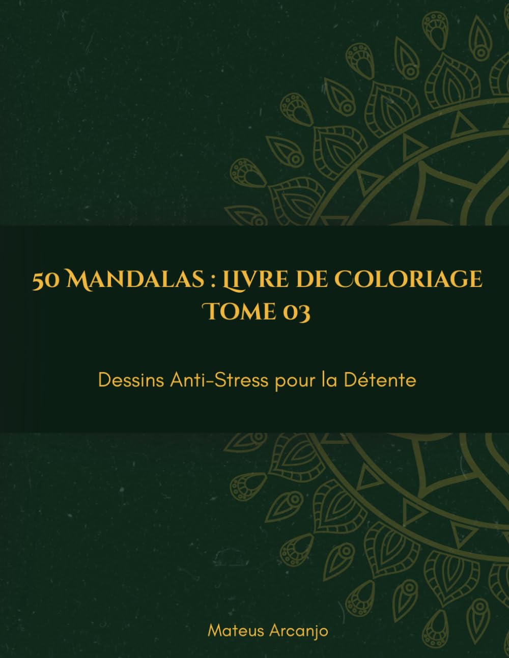 50 Mandalas : Livre de Coloriage: Dessins Anti-Stress pour la Détente - Tome 3