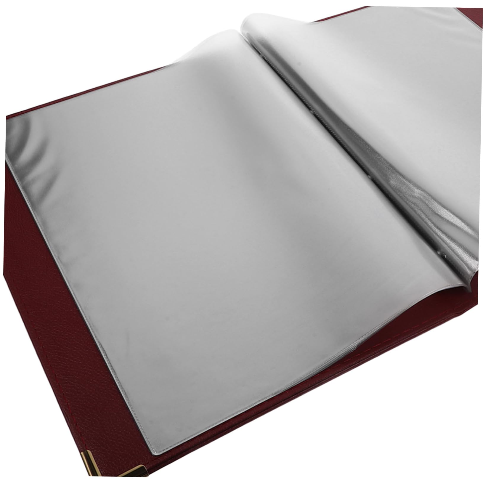 Libro de Menú de Pedidos de Cuero A4, Portamenús Práctico | Libro de Menú Funcional, para Restaurante y Hotel, Protege el Contenido del Menú, Estilo Interior Simple
