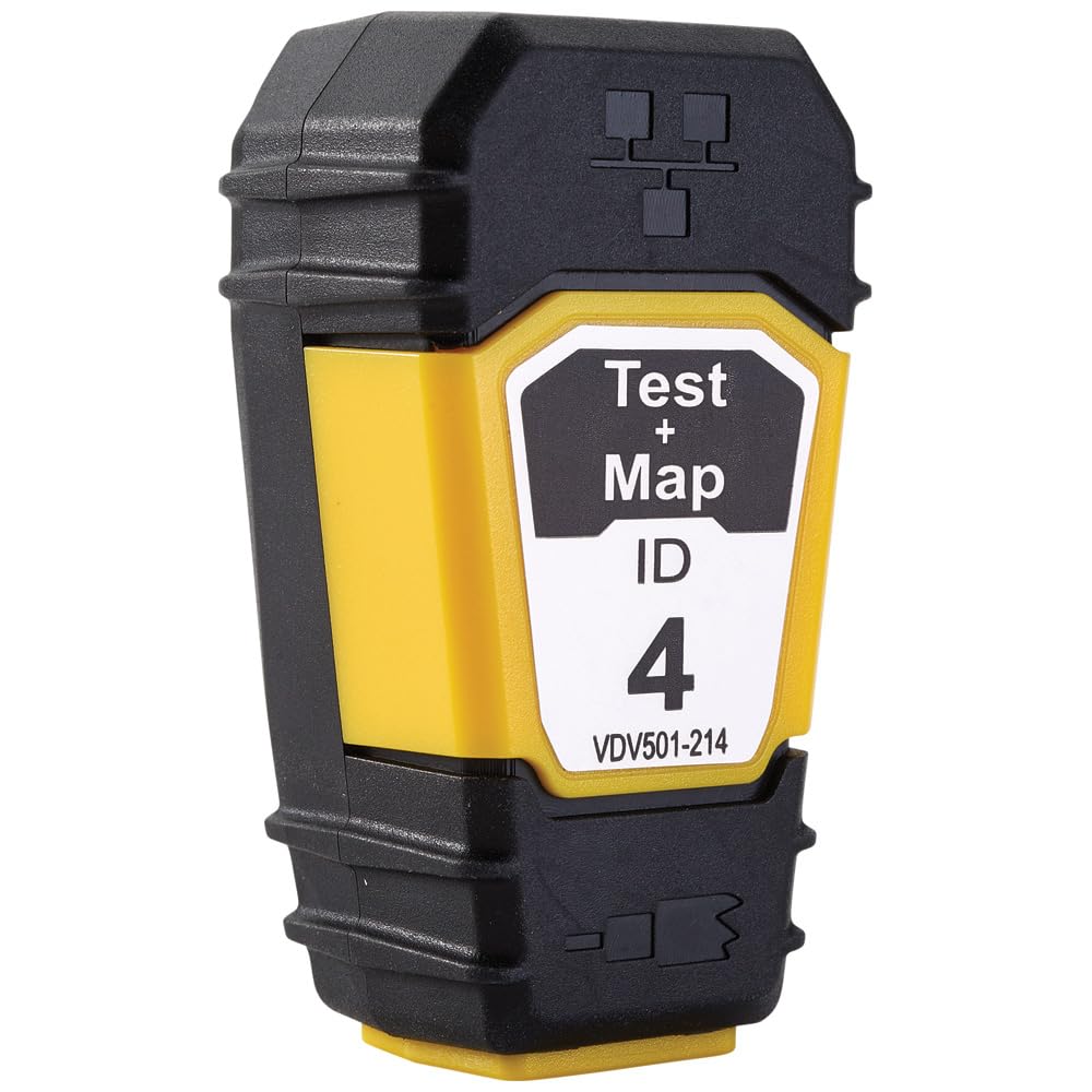 Klein Tools VDV501-214 Cable Tester Remote, Test + Map Remote #4 for Klein Tools Scout Pro Series Testers