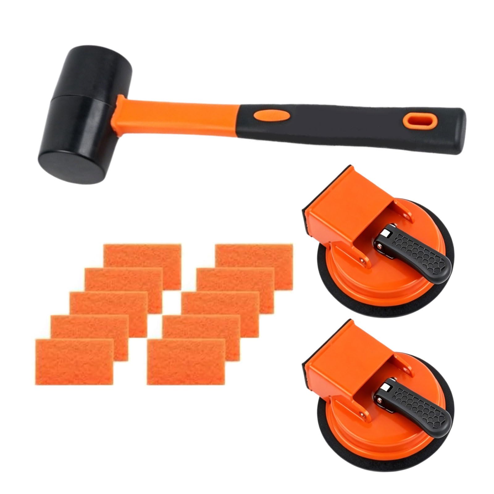 Kaeltsyn Double Suction Cup S Suction Cup Lifters For Construction Home Renovations With Sturdy Iron And Silicone Materials Vacuum Grippers Double Suction Cup Holders