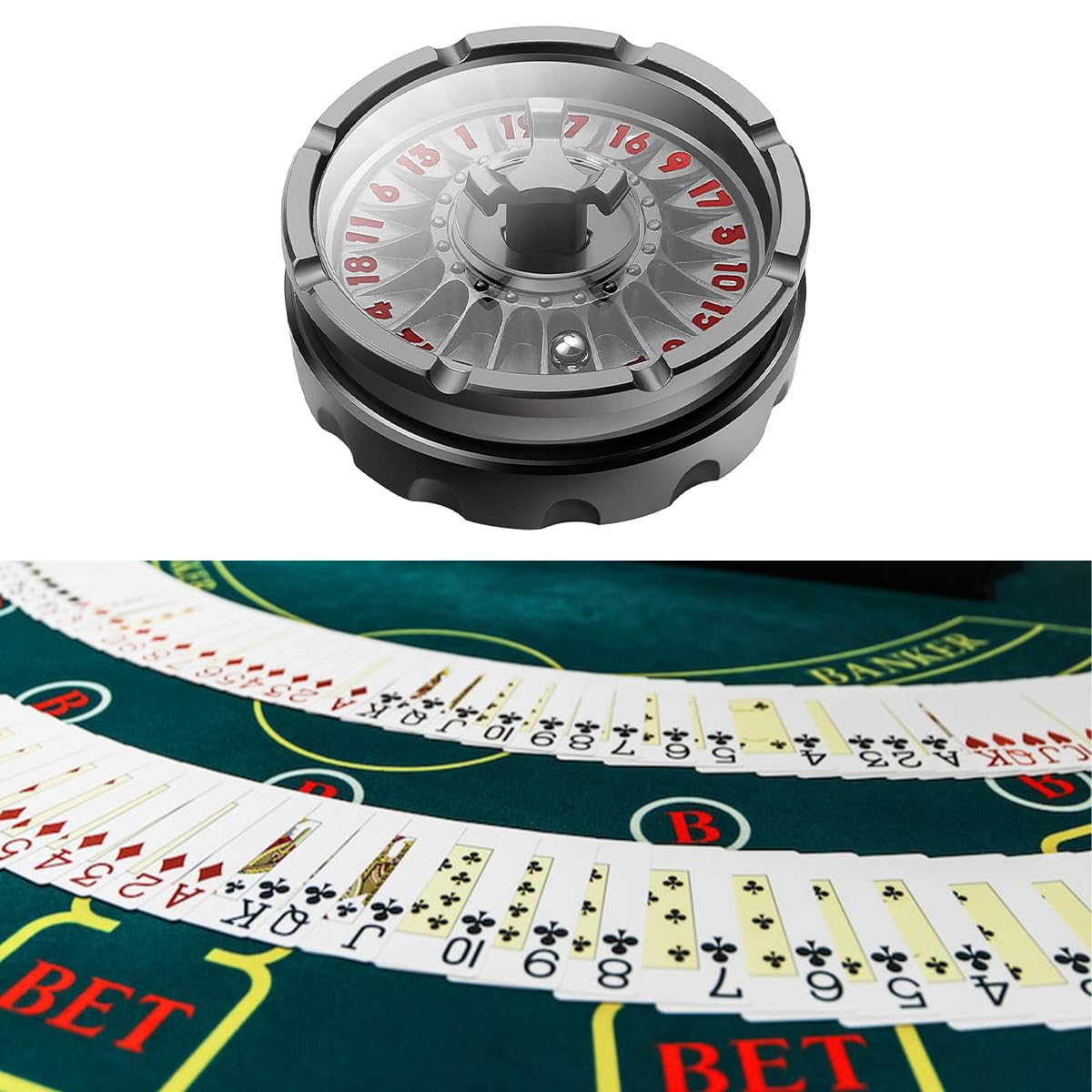 Dadi Da Roulette D20, Dadi Metallici a 20 Facce Con Splendida Confezione Regalo Per Dungeons and Dragons D&D E Giochi Da Tavolo