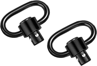 EZshoot Sling Swivels, Durable Sling Swivel with Push Button, Lightweight, Black
