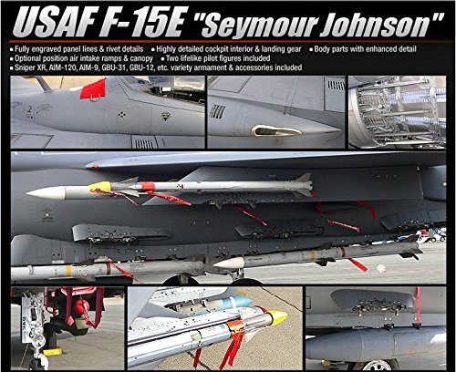 Amazon.co.jp: アカデミー 1/48 プラモデルキット USAF F-15E シーモア