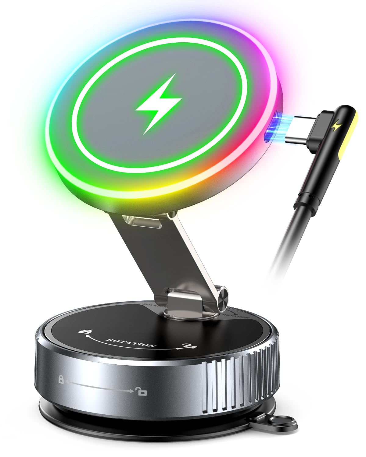 ☆充電スマホホルダースタイリッシュ、車内の最適アイテム Amazon.co.jp: スマホホルダー 車 ワイヤレス充電 Mag-safe対応【2026