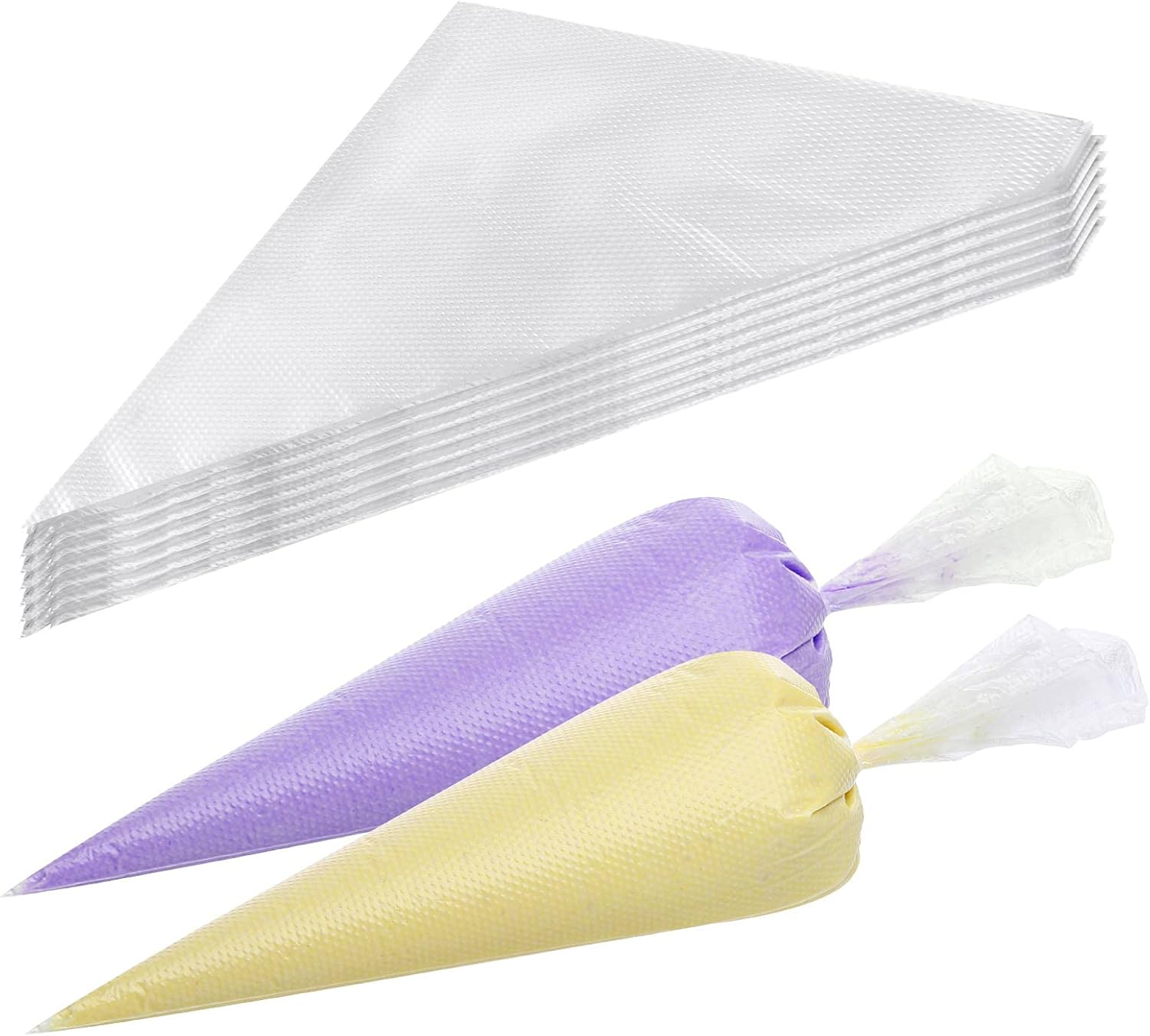 200 Pcs NonSlip Piping Bags 12 Inch Icing Piping Bags