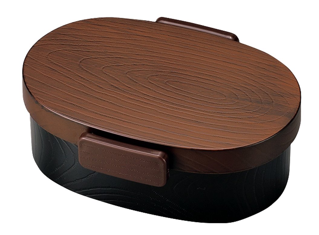 Amazon｜たつみや(Tatsumiya) タイト式木目 小判弁当 小 栃木目 タイト