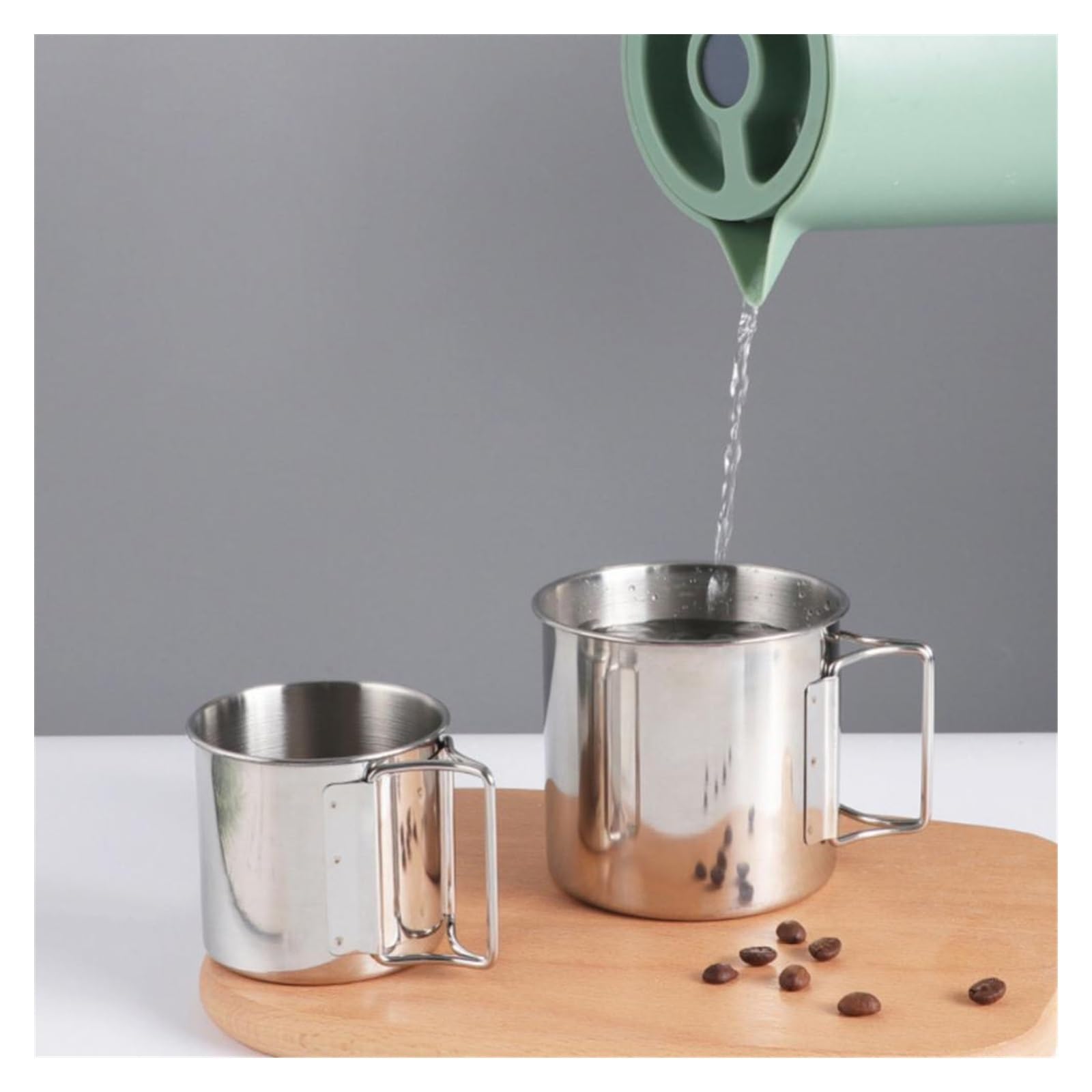 Amazon.com: GRFIT Coffee Mugs 250/350/500ml Camping Cup 304 Stainless Steel  Travel Picnic Mug Drinking Water Mug Portable Outdoor Hiking Accessories Coffee  Cup (Color : 4Pcs 250ML) : Sports & Outdoors