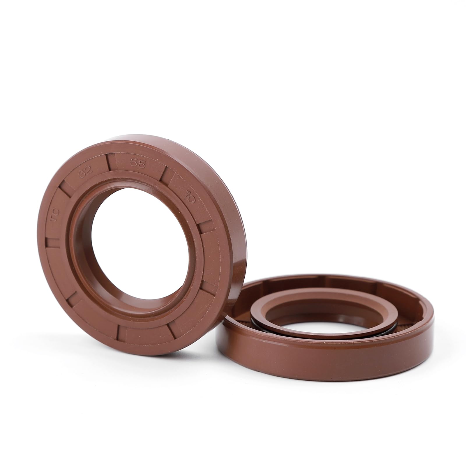 Gofira 2Pcs Oil Seal 32MM x 55MM x 10MM in High-Concentration Nitrile Rubber Material Double Lip with Spring for CFmoto Cforce Zfore Ufore 500 600 800 OEM Parts Number:0JY0-013103