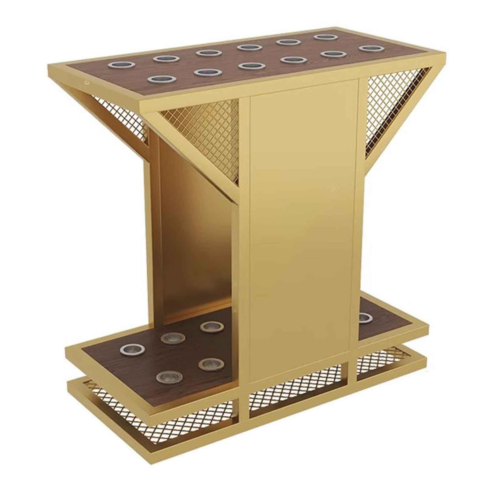 Rack à Queues de Billard pour Rangement de Salle de Jeu 60cm
