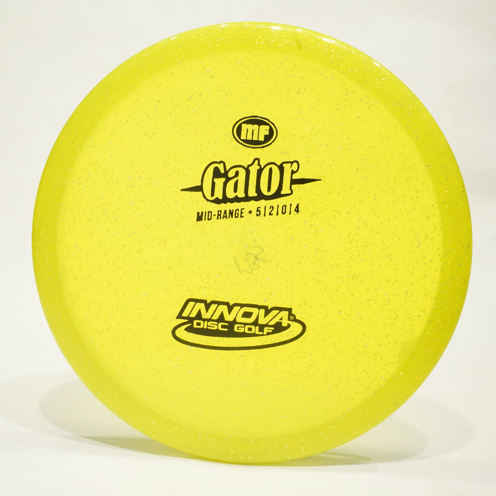 Innova Metal Flake Champion Gator Disc Golf Midrange Disc, Pick Color/Weight [Stamp & Exact Color May Vary] Yellow 167-169 Grams