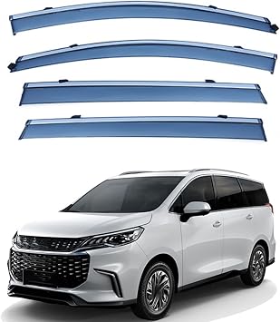 Window Visors Rain Guards for SAIC Maxus MIFA 5 MK1 2023-2025, Side Window Deflectors,Vent Visors Guard Deflector Shade Vent Shield