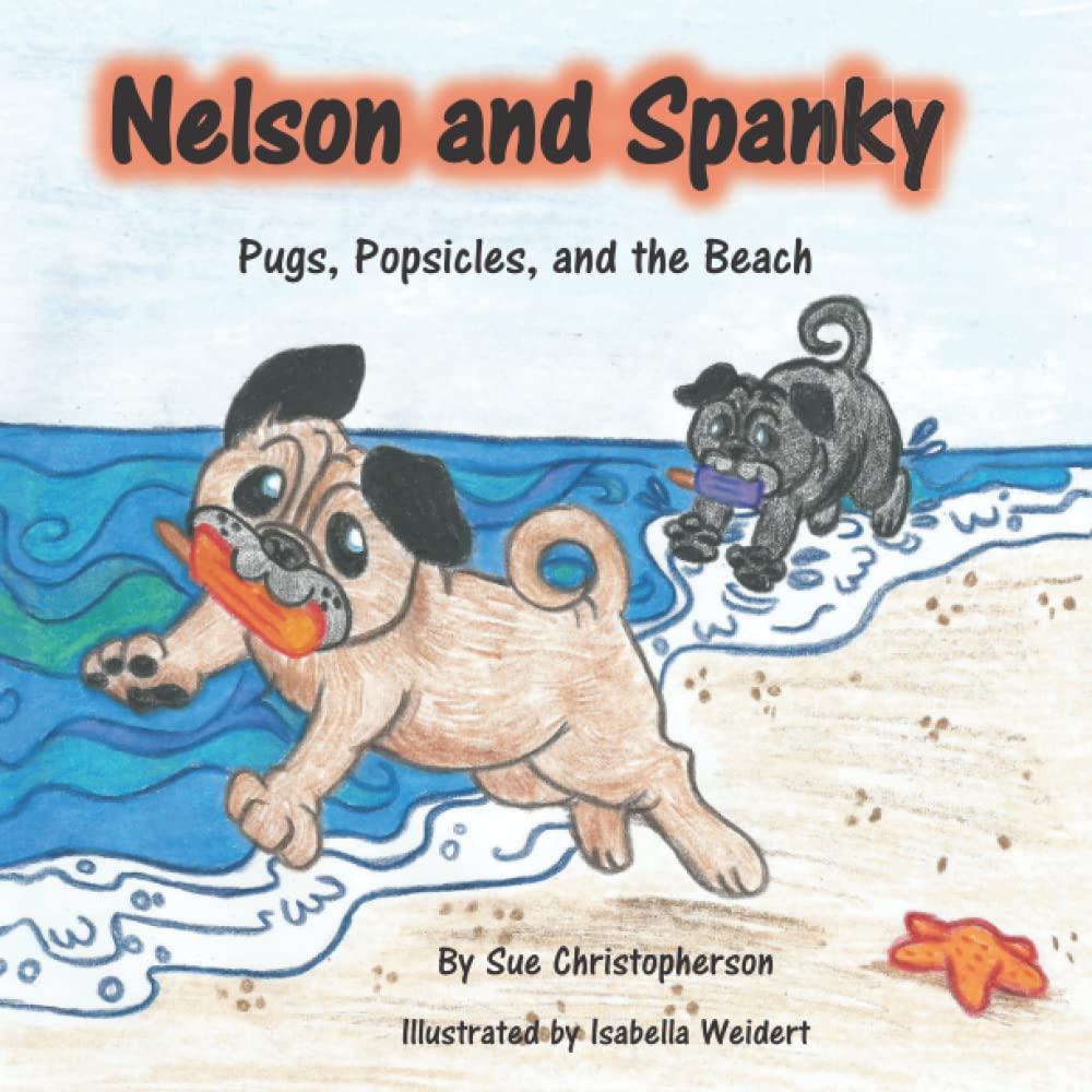 Nelson and Spanky: Pugs, Popsicles and the Beach