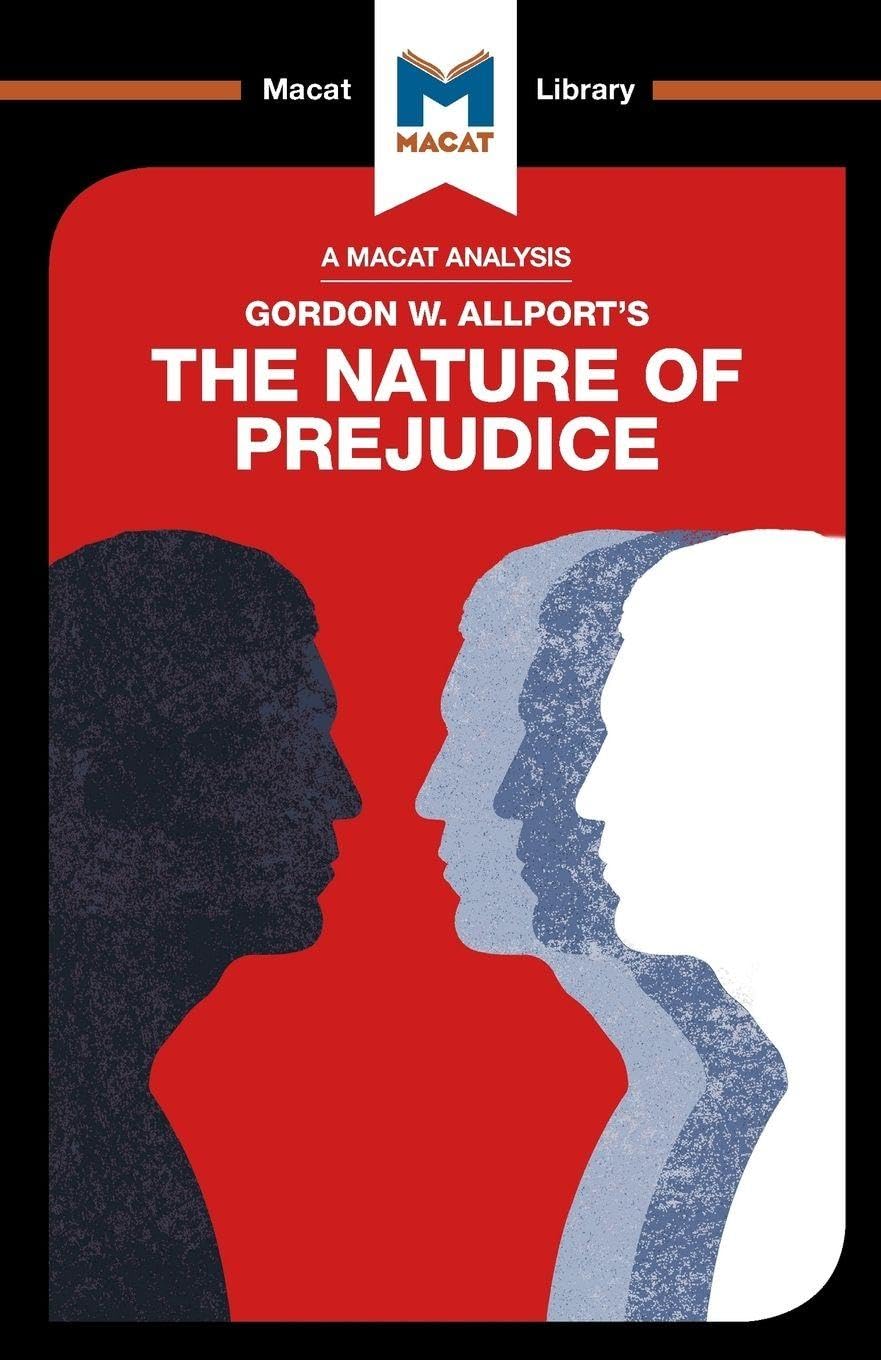 The Nature of Prejudice (The Macat Library)
