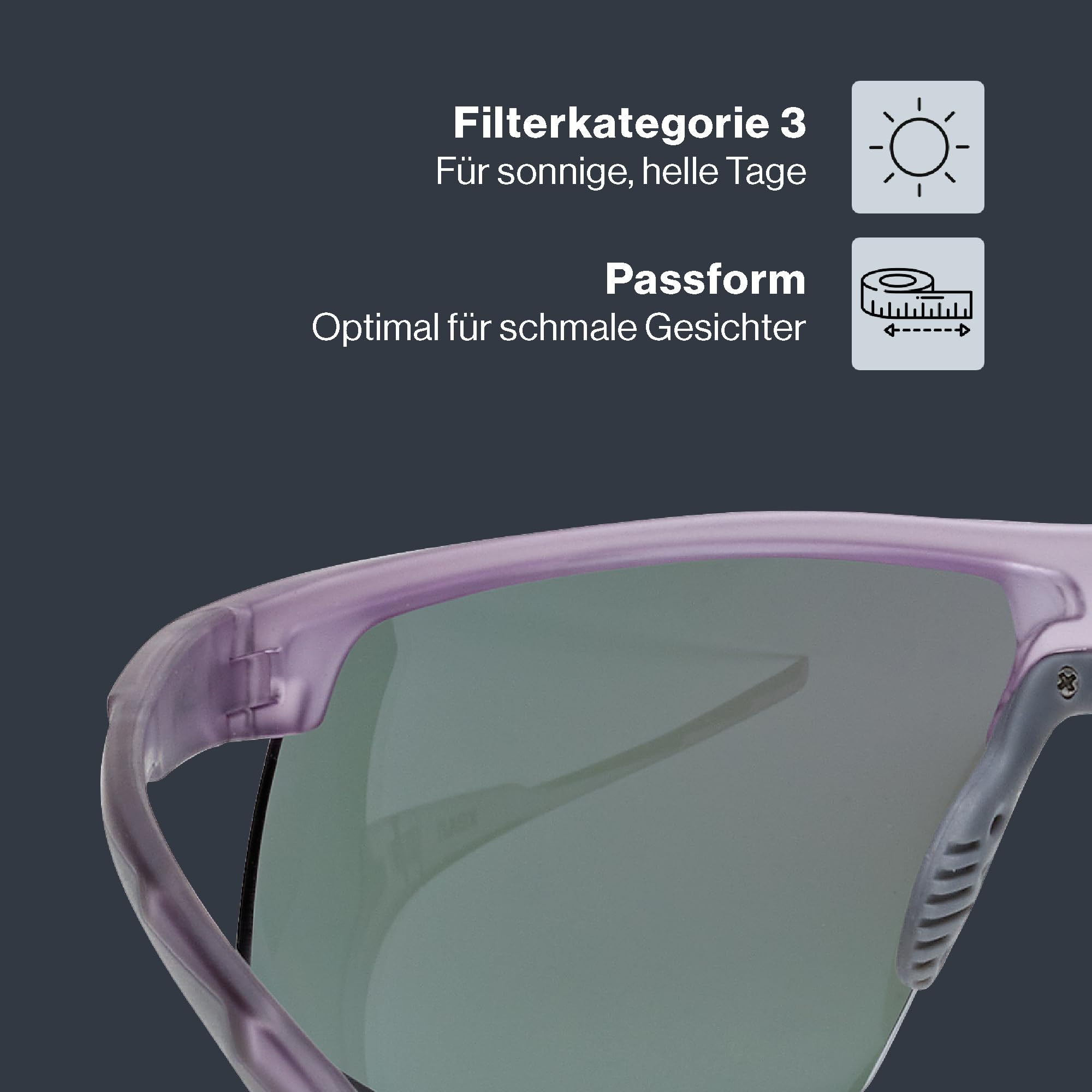 Uvex Damen Aerios S Sportbrille (1er Pack)
