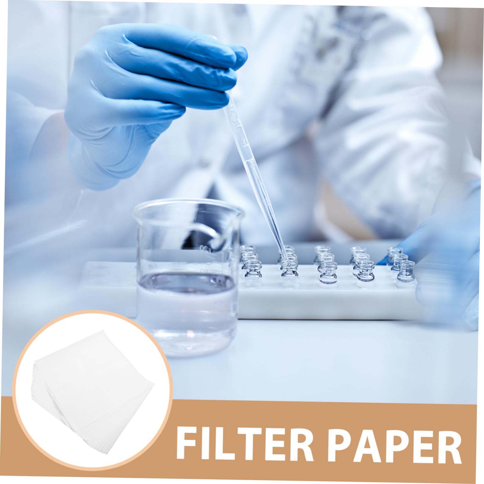 Alipis 20 Pezzi Di Carta Da Filtro Qualitativa Per Esperimenti Di Laboratorio, Carta Da Filtro Assorbente Per Uso Scientifico E Chimico, 60 Cm