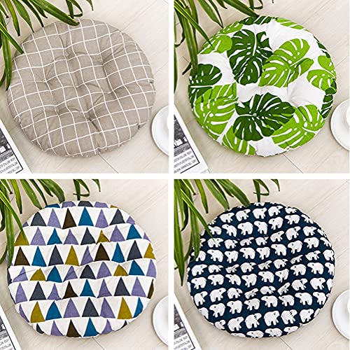 DadaA 2xRound Padded Seat Cushion,Chair Seat Pads For Indoor Outdoor Garden Patio Kitchen & Office Chairs (I) - Image 2