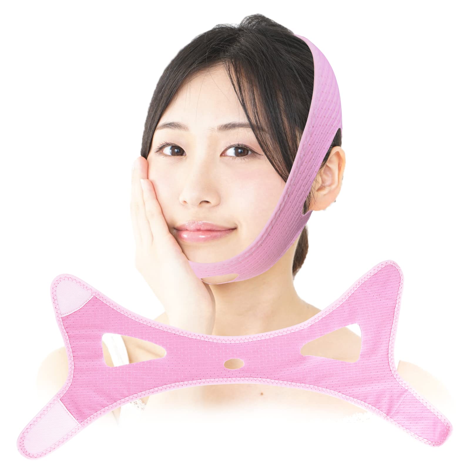 いびき防止グッズ いびき対策ベルト いびき防止ベルト (ピンク)