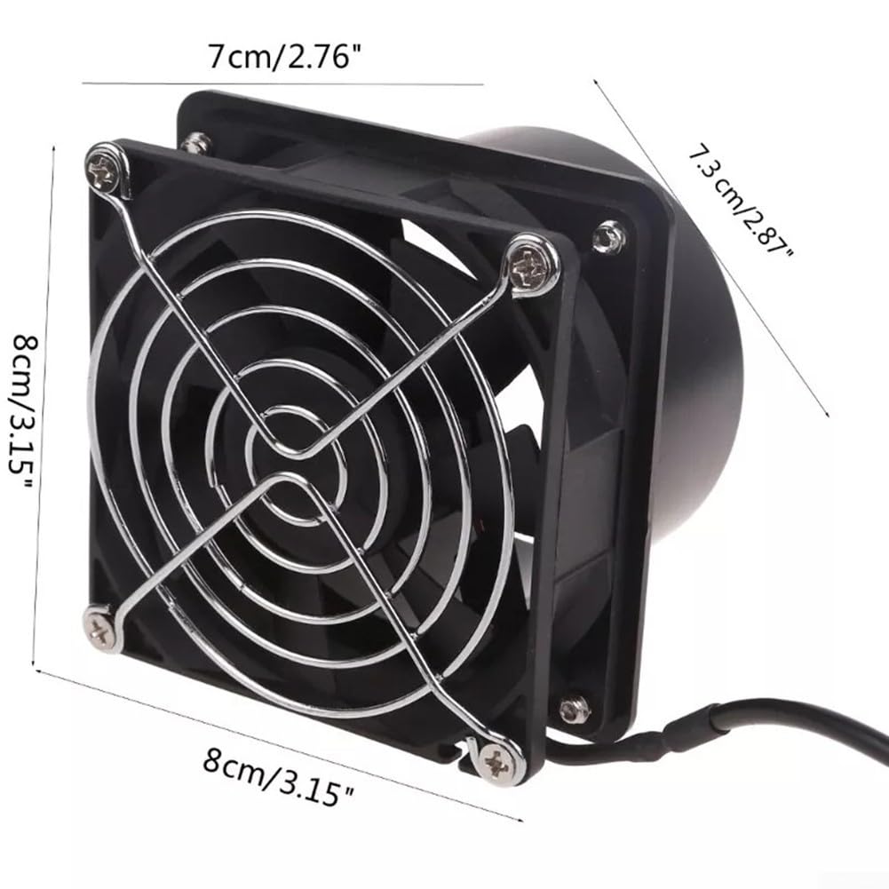 ZYWUOY USB Solder Fume Extractor Fan With 3 Duct Sizes, Efficient Ventilation(only fan), As Picture Show - Image 2