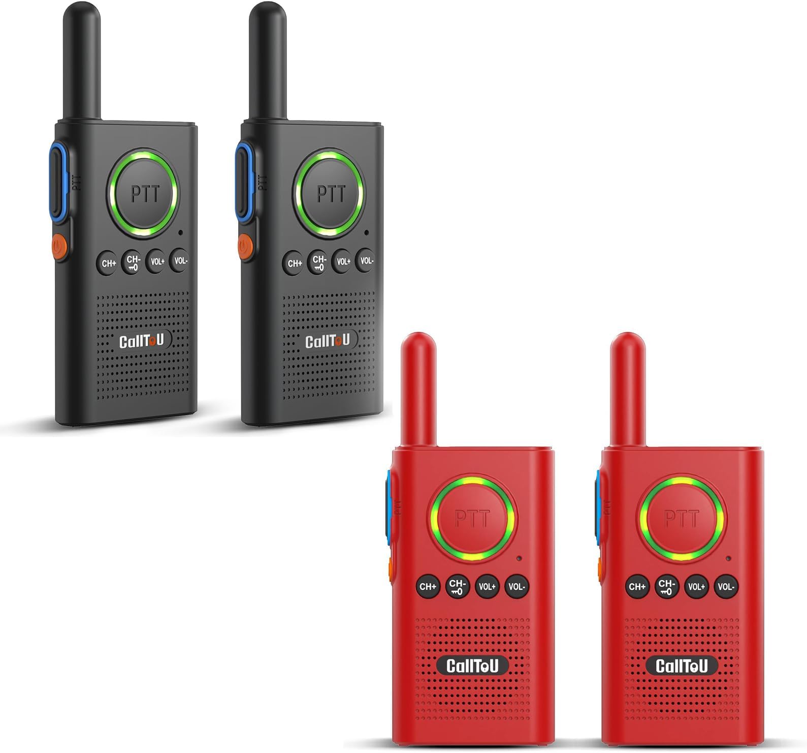 CallToU 2 Way Intercom for Elderly 3300FT Rechargeable 1000mAh Battery, VOX, Ideal for Caregivers & Emergencies Intercoms Wireless for Home/Outdoor Family Communication