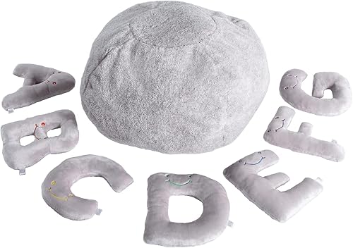 Juguetes educativos del alfabeto, juego de 26 piezas, letras grandes de 11 pulgadas rellenas en bolsa de felpa, regalos perfectos de reconocimiento