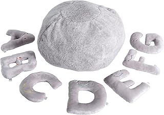 Alphapals Educational Alphabet Toys - 26 Piece Dove Grey Set, Large 11