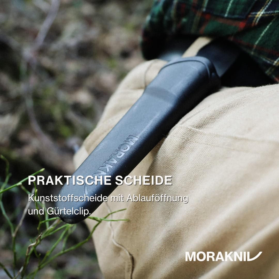 Morakniv Outdoor Messer mit Scheide - Mora Companion S - 2-Pack - Jagdmesser Feststehende Klinge aus Edelstahl - 2,5 mm - Hergestellt in Schweden - Survival Messer für Camping & Jagd