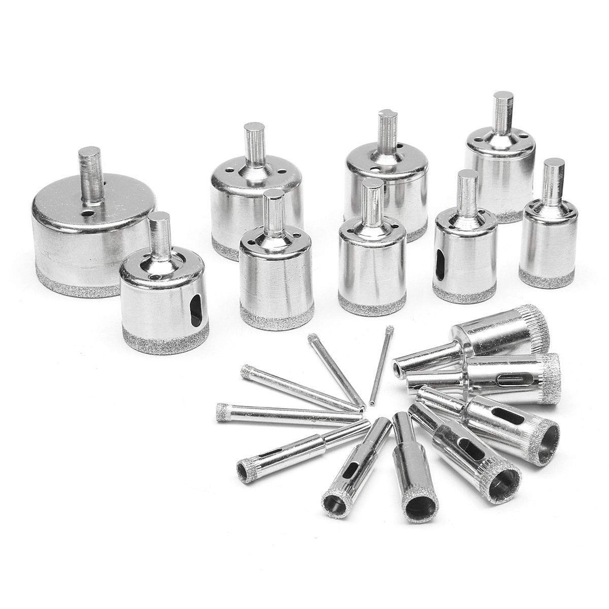 4 1/4 Inch Diamond Hole Saw 1/2 Inch Diamond Drill Bit For Glass, Porcelain Tile