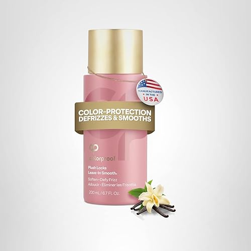 Miniatura 11 de ColorProof Evolved Color Care - Loción suavizante sin enjuague y antiencrespamiento, protege y reduce el tiempo de secado por soplado, controla el