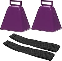 Vista 19 de Bevin Bells Campanas de Vaca de Larga Distancia 10LD (Blanco) Campanas de Navidad Hechas de Acero Fuertes Fabricantes de Ruido con Correa