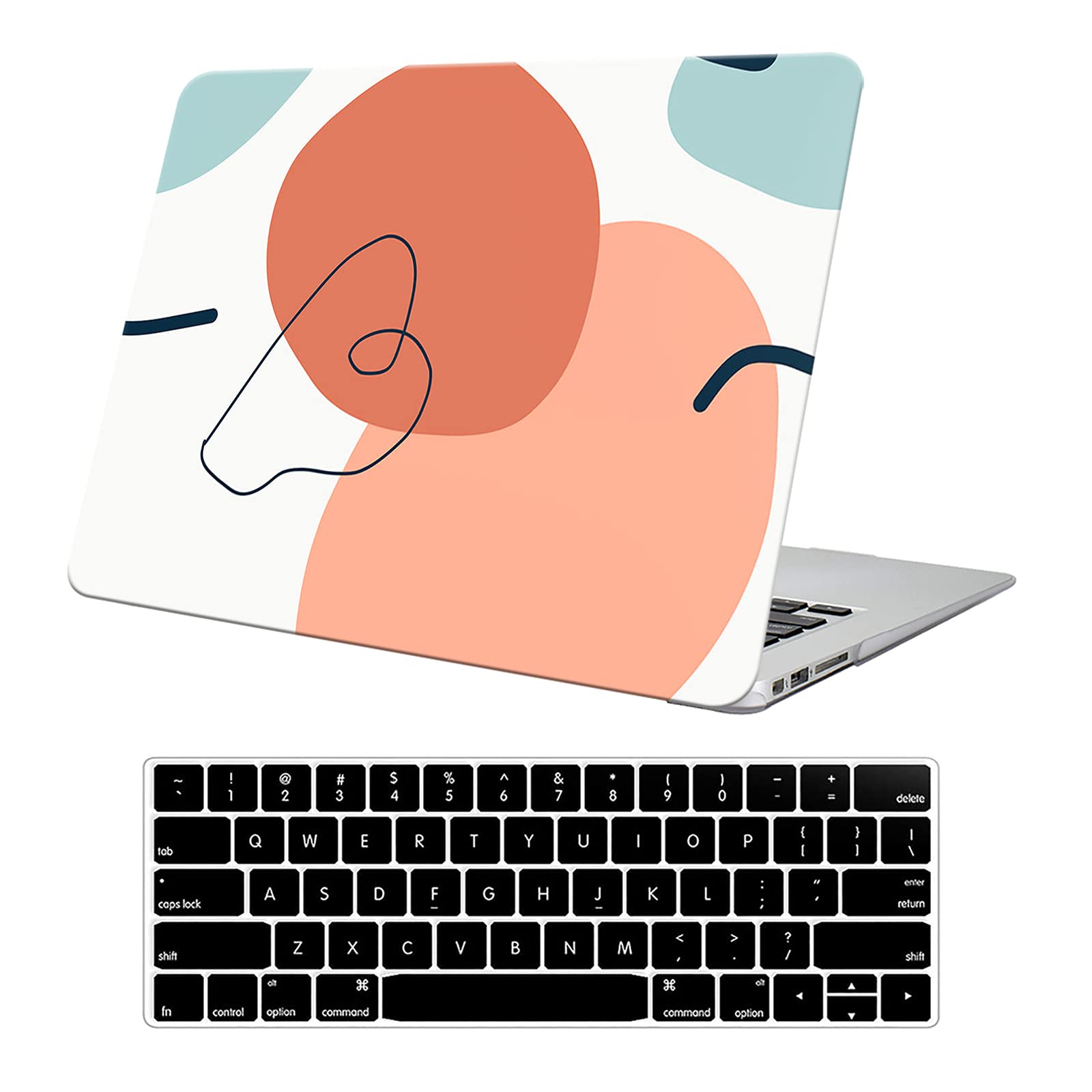 for MacBook Air 13.6 inch Case 2022 2023 2024 2025 Release M4 A3240 M3 A3113 M2 A2681 with Touch ID, Plastic Laptop Hard Shell Case & Keyboard Cover for M4 M3 M2 MacBook Air 13.6, Creative Lamp — view 31