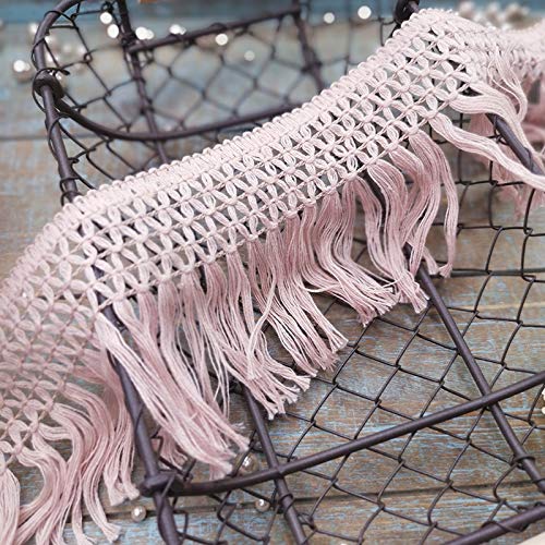 Yulakes Rideau à Franges En Coton De 4,6 M De Long, Bordure