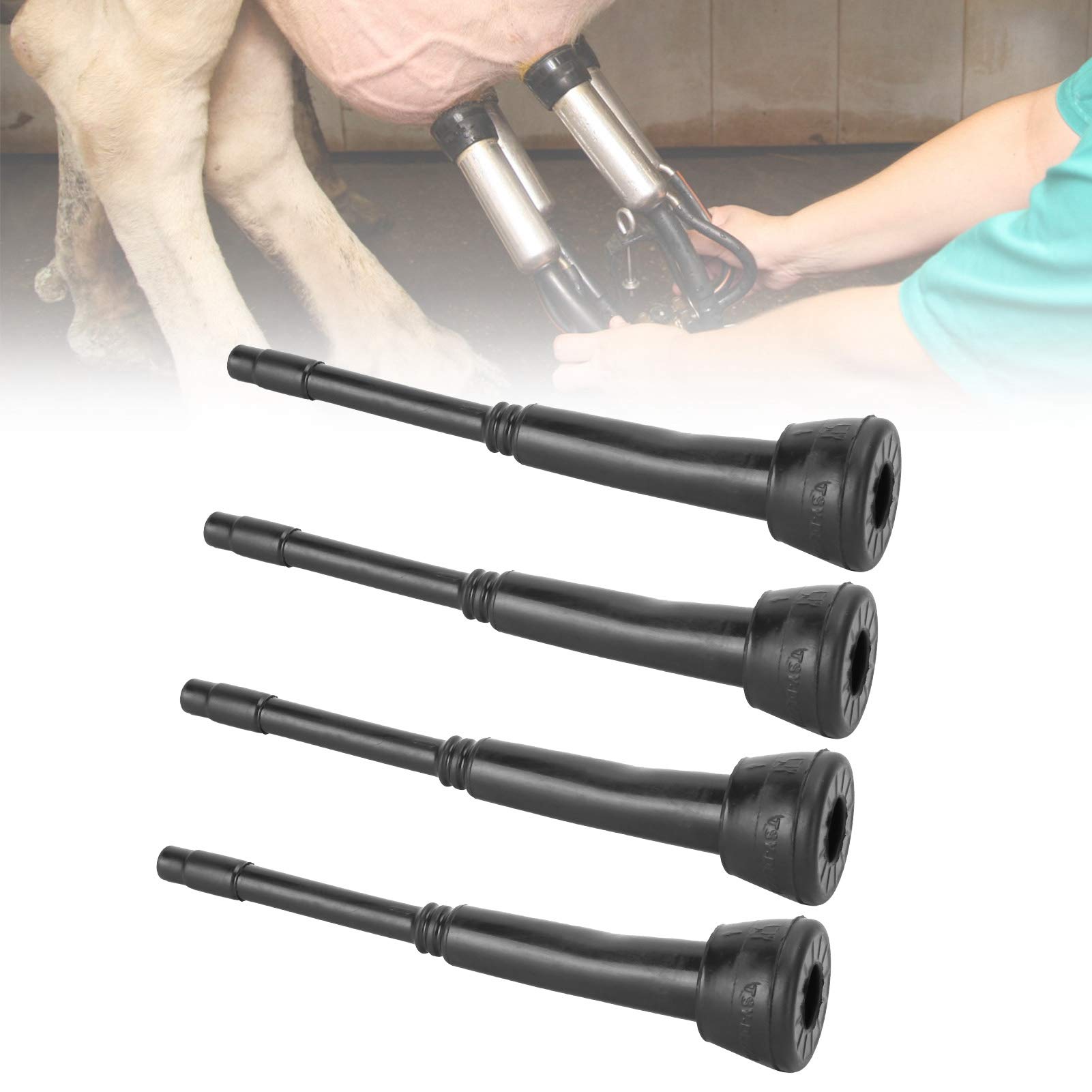 4 Doublures En Silicone Pour Machine à Traire - 11,4 X 2,2 Cm - Qualité Alimentaire, étanches, Protection Des Trayons