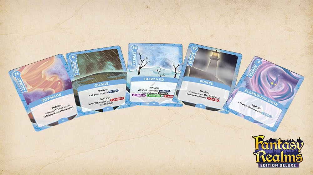 Don't Panic Games | Fantasy Realms édition Deluxe | Jeu de société | À partir de 14 Ans | 3-6 Joueurs | 20 Minutes