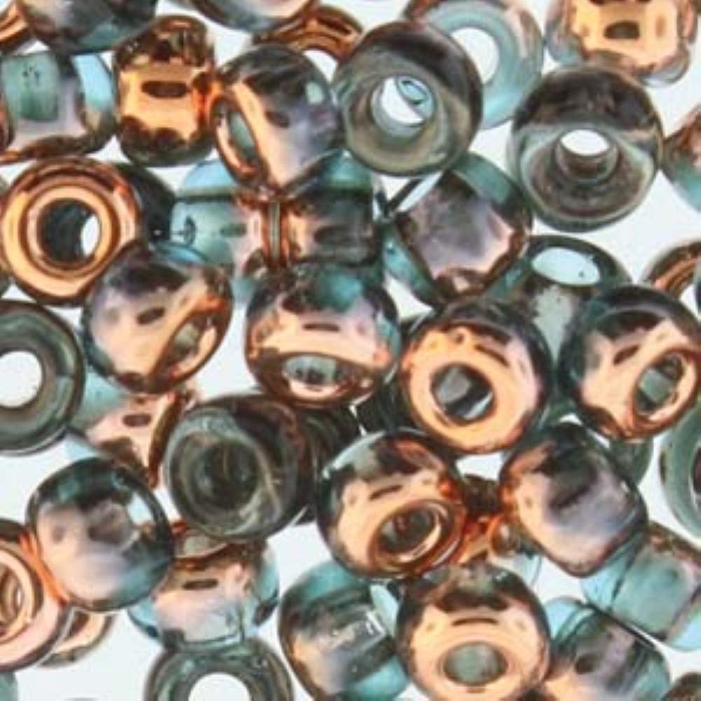 Miyuki Beadsmith Union Round Rocaille 8/0 Glass Seed Beads for Jewelry Making, Embroidery, Kumihimo, Bead Weaving, Bead Loom and Other DIY Craft Projects 20 Grams - Aqua Capri