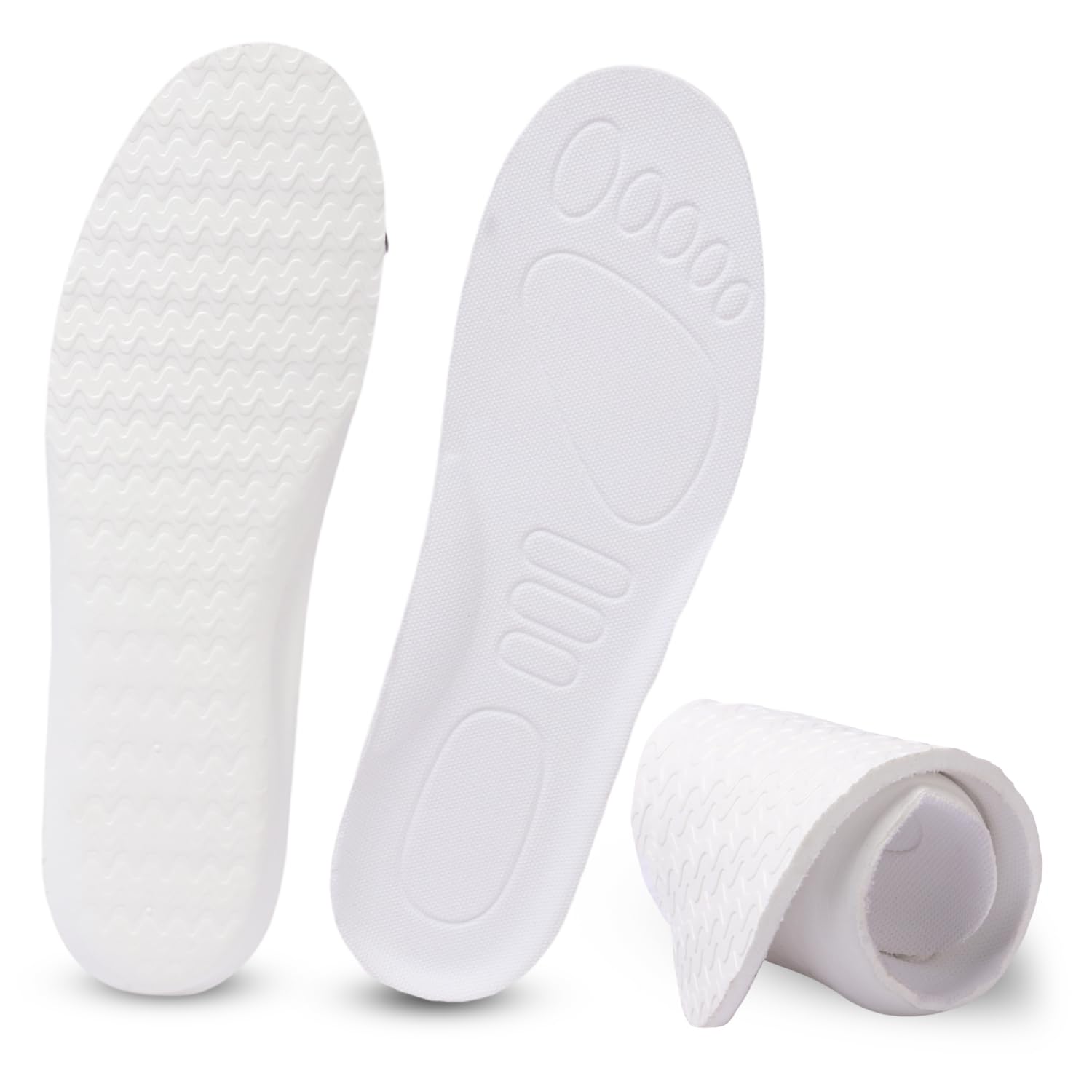 SUKART Mens White Comfort for shoes Insole memory foam shock absorption cushioned lightweight washable For men (B0DB233J91) Amazon Price History, Amazon Price Tracker