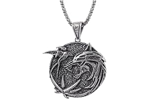 Witcher Medallion Necklace Embodies Legendary Symbolism