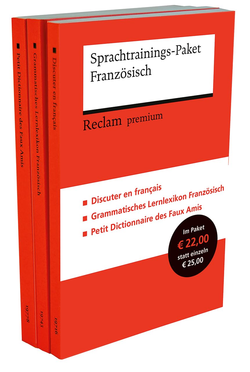 Sprachtrainings-Paket Französisch: [Fremdsprachentexte] - 3 Bände eingeschweißt - Basiswissen auffrischen; Grammatik vertiefen - 30111