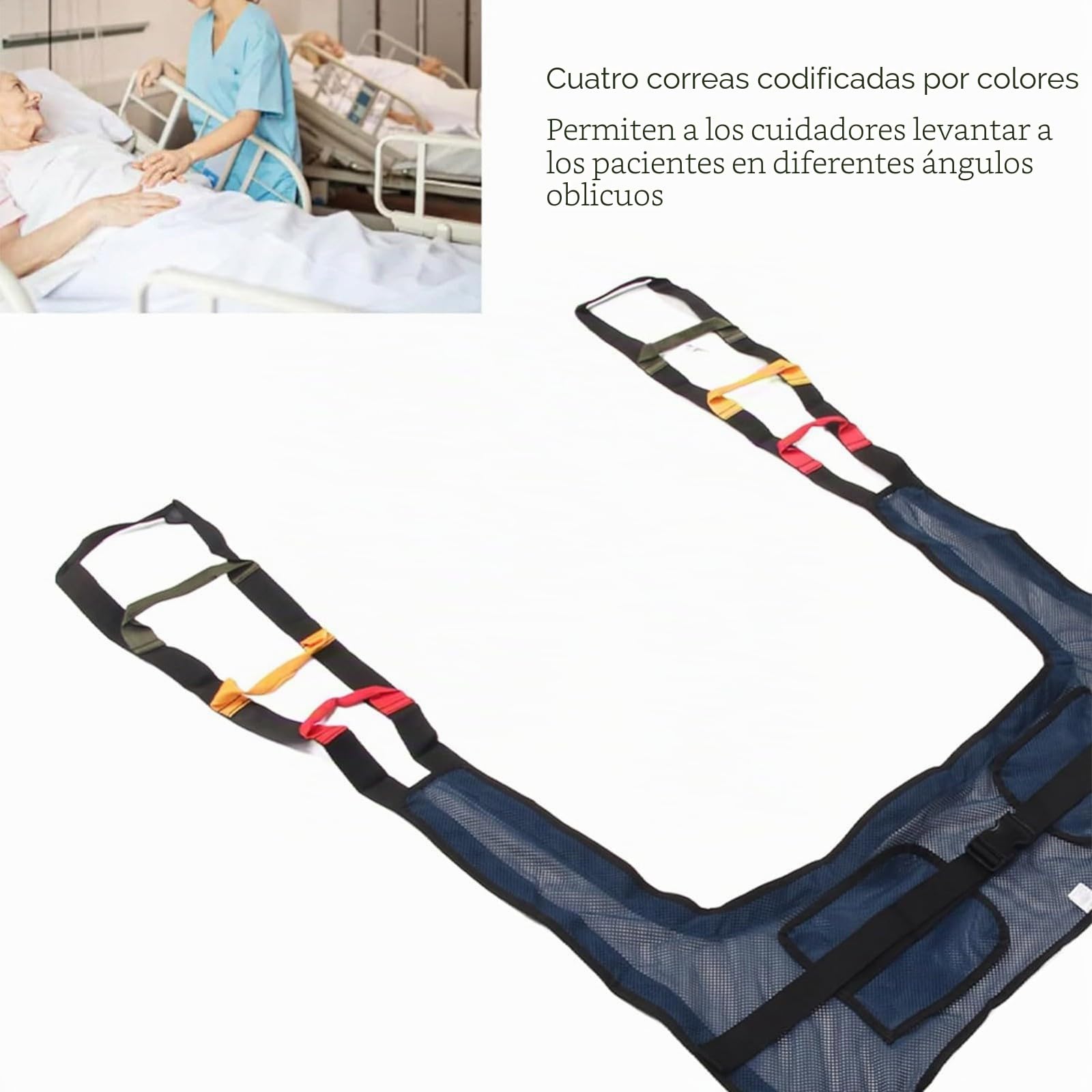 Arnés De Baño For Pacientes, Elevador De Pacientes For Grúa, Arnés De Baño For Pacientes, Arnés De Ducha Con Piernas Divididas For Personas Mayores, Ideal For Elevadores De Pacientes(Dark blue)