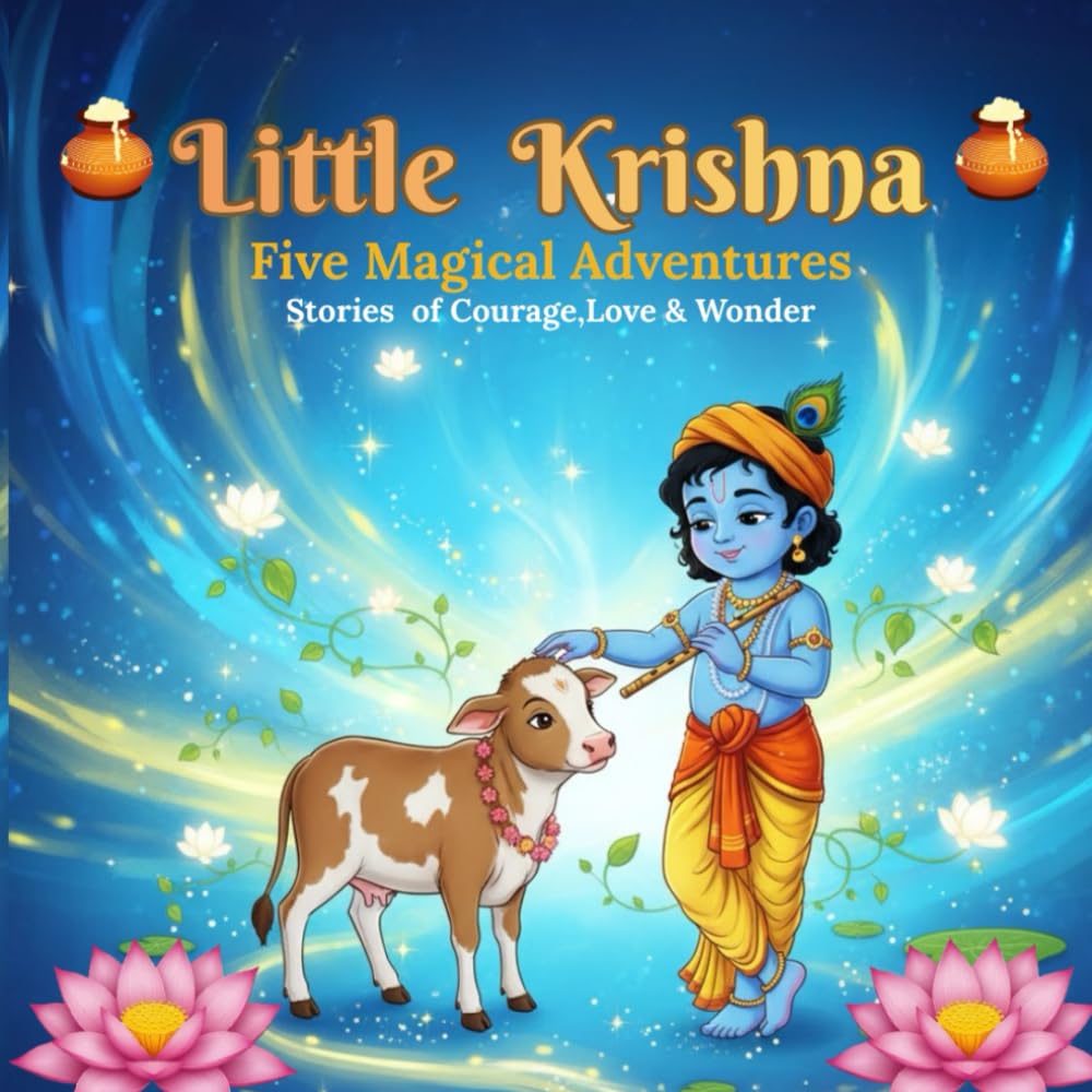 Little Krishna: Five Magical Adventures: A Heartwarming Story for Little Readers