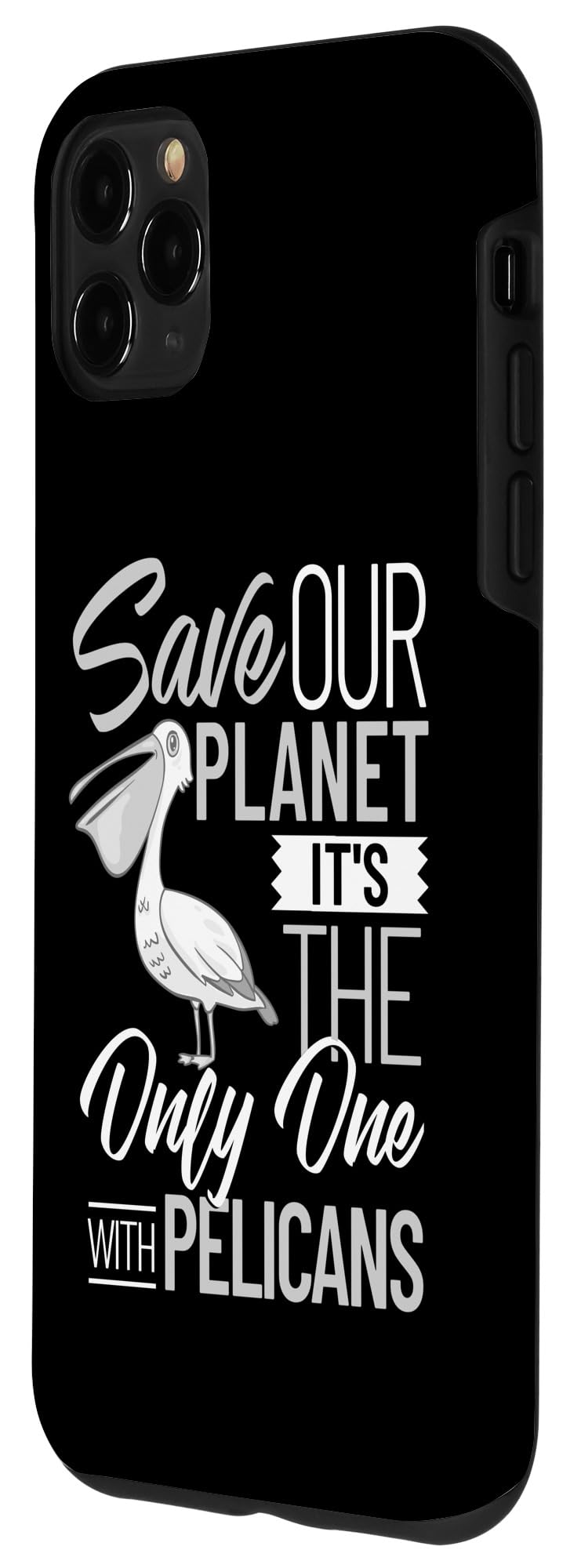 iPhone 11 Pro Max Pelican Birds Funny Animals Cute Seabird Case - Image 2