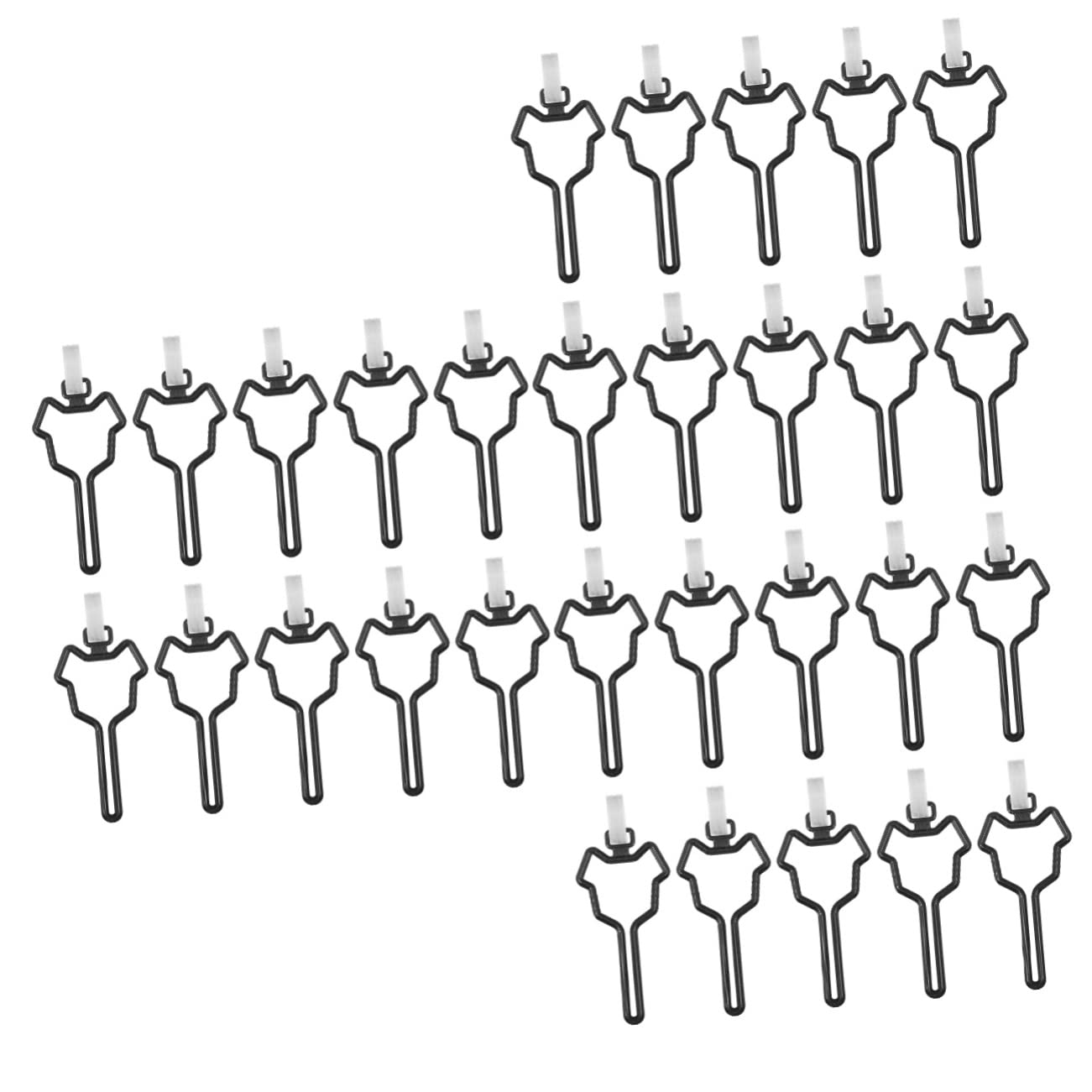 Kisangel 30piezas Soporte De Bolsas De Excrementos Para Perros Portador Manos Libres De Clip Para Correa De Perro Práctico Dispensador De Bolsas De Caca Accesorio Para Paseos Mascotas