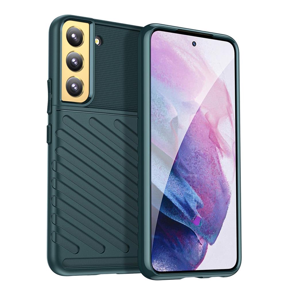 amazon basics Shockproof Mobile Cover for Samsung Galaxy S22 Plus 5G (360 Degree Protection | Protective Design | Anti-Scratch Tough Slim TPU Case), Green (B0D1MLPZYD) Amazon Price History, Amazon Price Tracker