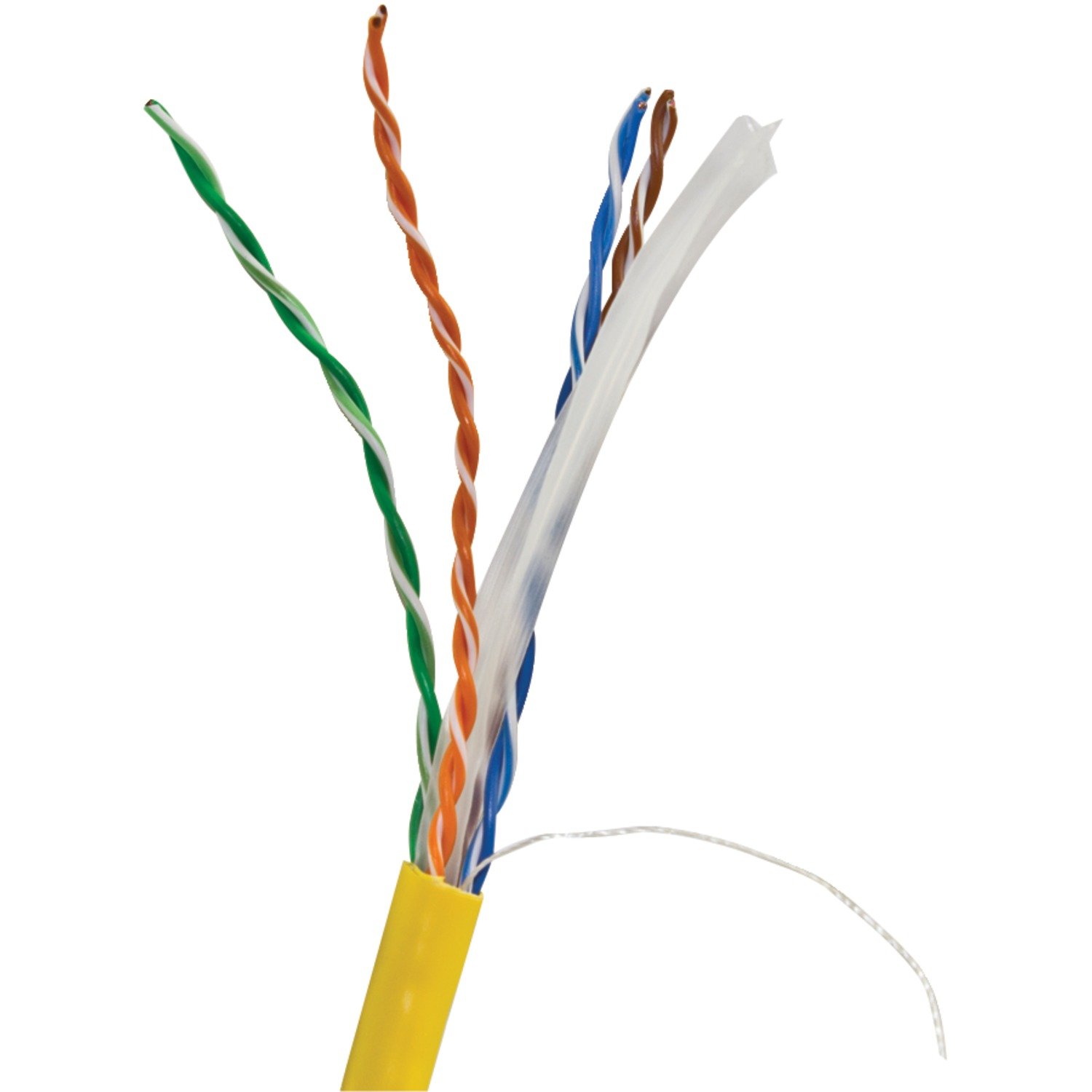 VericomMBW6U-01445 CAT-6 UTP Solid Riser CMR Cable, 1,000ft (Yellow)